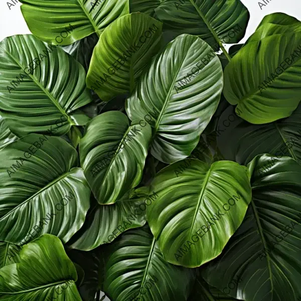 Experience the tropical paradise with these isolated foliage.