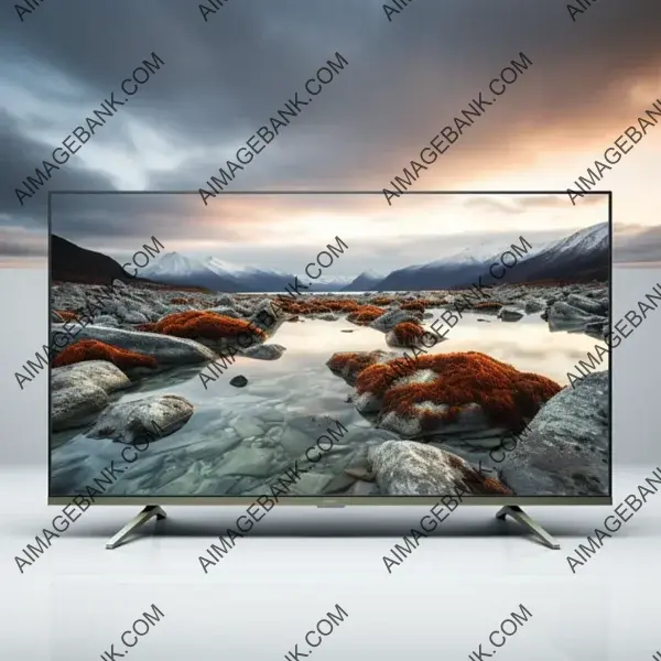 Get lost in the details of this ultra-realistic television.