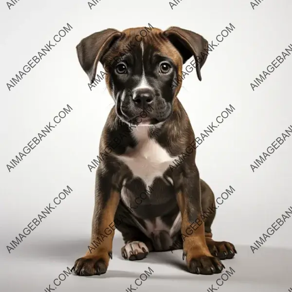 Playful Puppy Close-Up