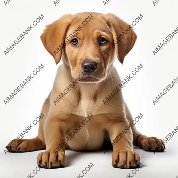 Puppy in a Studio Shot