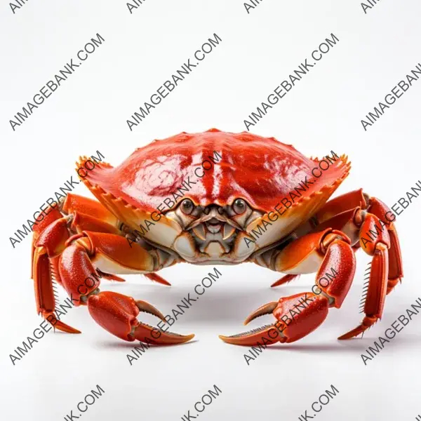 Detailed Crab Illustration