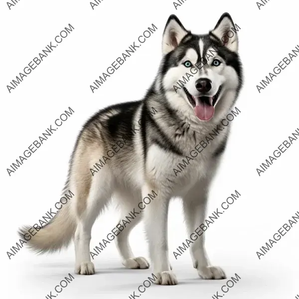 Smiling Husky Dog