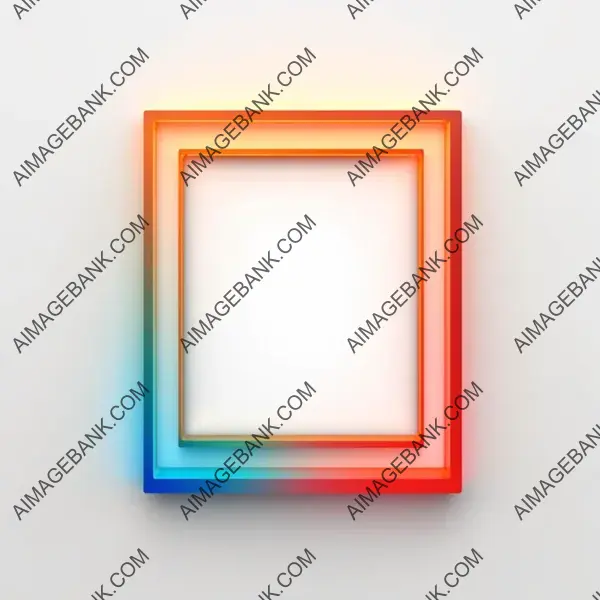 Gradient Whiteboard Frame