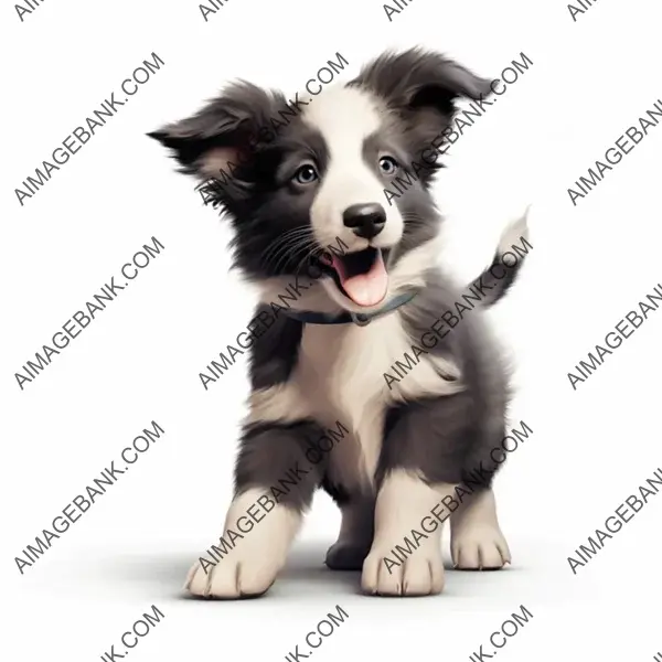 Full Body Puppy Illustration