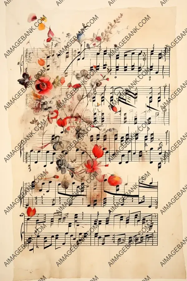 Vintage charm in this well-preserved sheet music page.