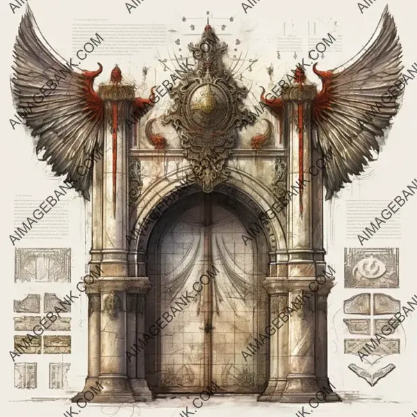 Inspiring Design Concept of a Majestic Fortress Gate.