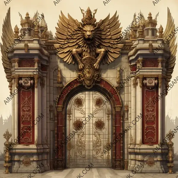 Majestic Fortress Gate Design Inspiration.