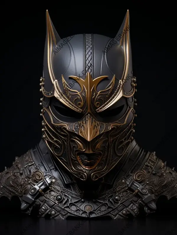 Elegant Hero Mask Design: A Marvel Marvel.