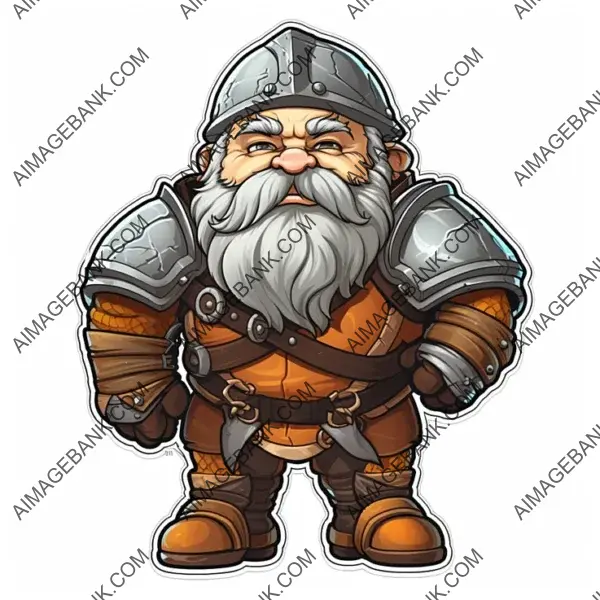 Dwarf Warrior in Sturdy Plate Armor.