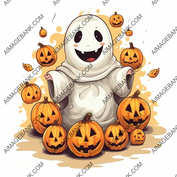 Ghostly Halloween Smiles: Spooky Fun