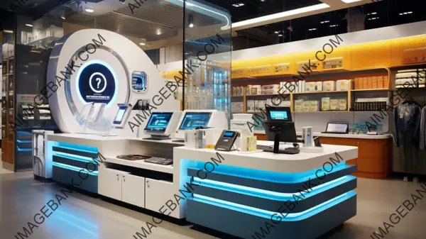 Portraying Cashier Stations with Tech-Savvy Details