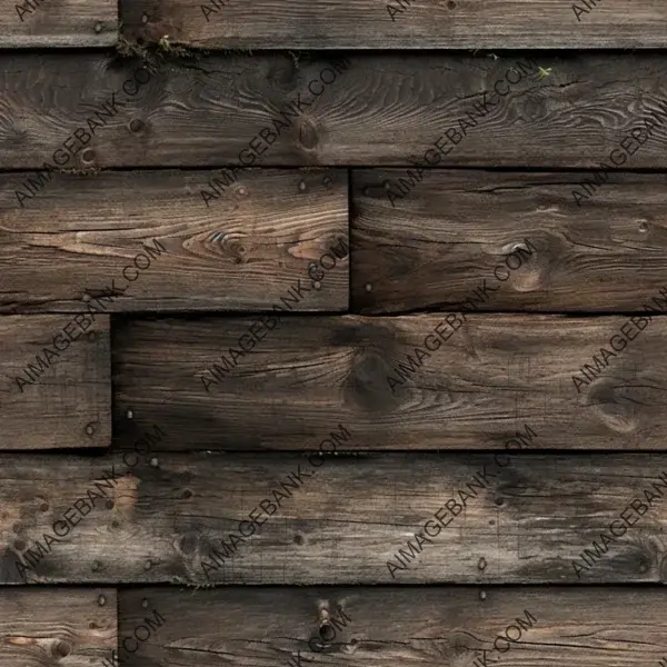 Classic and rustic medieval rough wood planks, high definition and dense