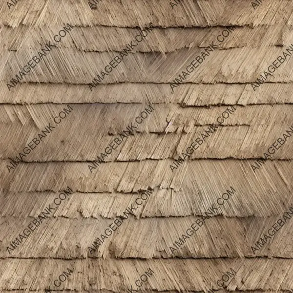 Thatched texture in brown and beige for roofs, evoking an aged and timeless appeal