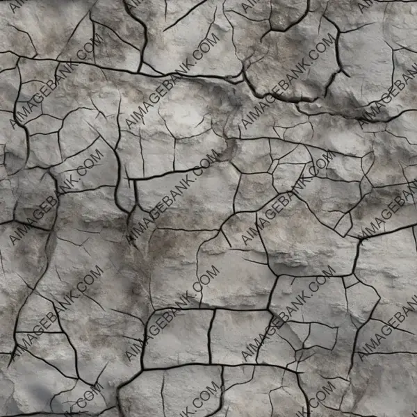 Grunge Texture Render with Grey Clay Look