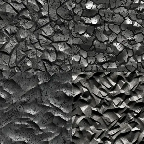 Rough Titanium Texture with Unique Roughened Surface