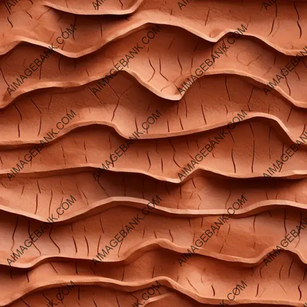 Distinctive Terracotta Clay Texture with Hyper Realism