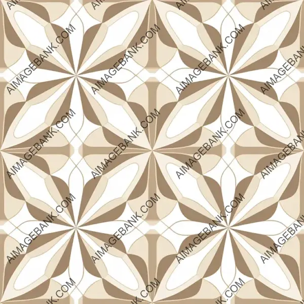 Repeating Patterns: Geometric Elegance in Beige