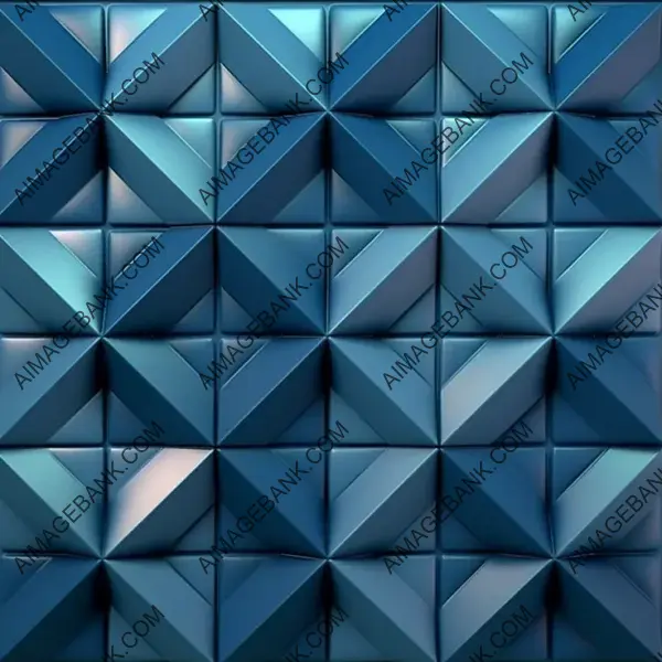 Blue Grey Symmetry: Monocolor Geometric Patterns