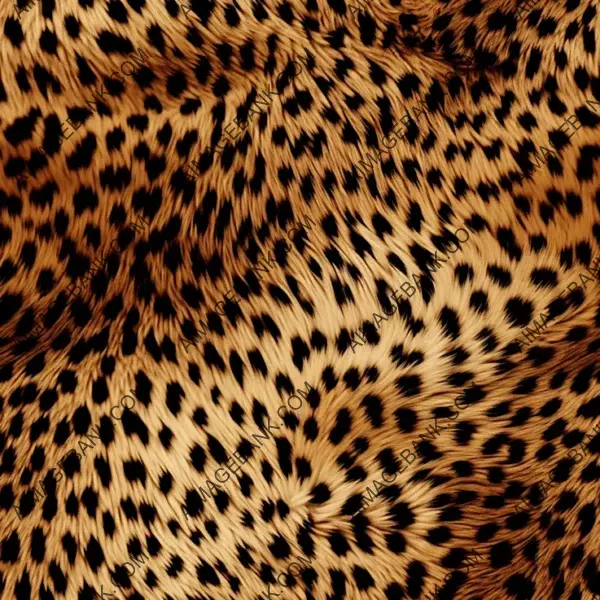 Detailed Cheetah Skin Patterns: Seamless Beauty