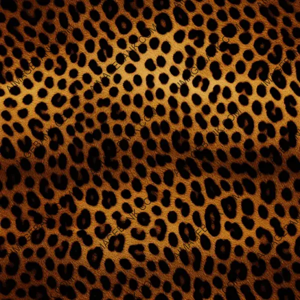 Detailed Jaguar Skin Patterns: Seamless Beauty