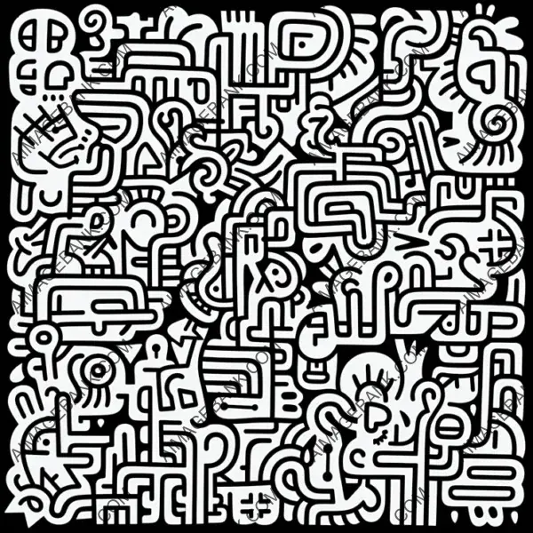 Charming Doodle Art by Keith Haring