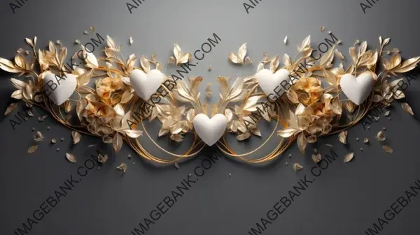 Cupid&#8217;s Delight: Design Wallpaper Featuring Golden Arrows &#8211; Wallpaper.