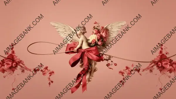 Cupid&#8217;s Golden Artistry: Design Wallpaper Elegance &#8211; Wallpaper.