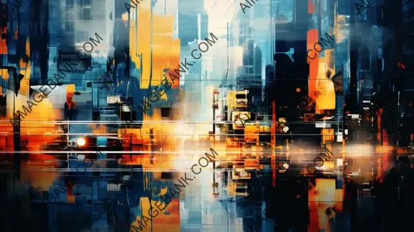 Urban Elegance: Ernst Haas Abstract Wallpaper