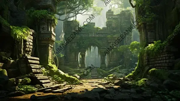 Ancient History in Wallpaper: Temple Ruins