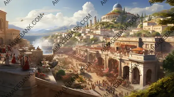 Journey to Ancient Greece: Wallpaper Delight