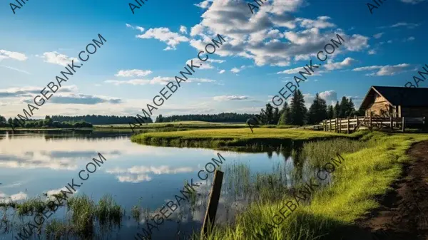 Rustic Rolling Hills Countryside: Wallpaper