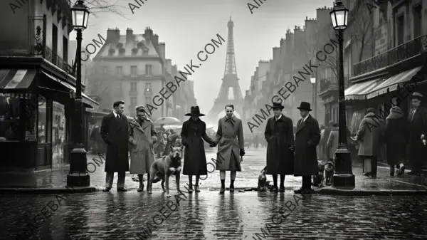 Captivating Chaos: Robert Doisneau Wallpaper