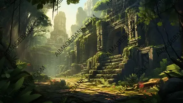 Featured Wallpaper: Ruins in the Jungle Craft