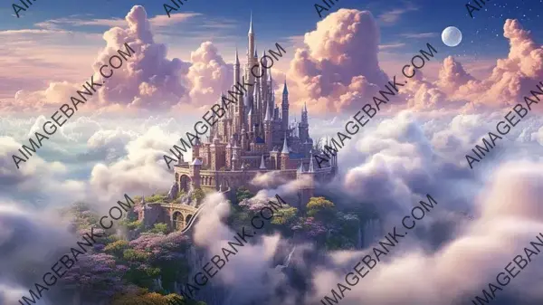 Explore Castle Magic in the Clouds &#8211; Wallpaper