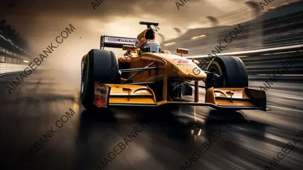 Abstract Wallpaper: Zooming Around with Formula Race Cars