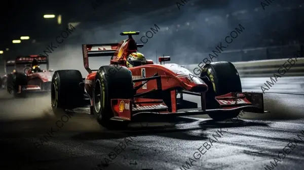 Abstract Wallpaper: High-Speed Formula Racing