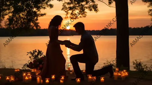 Captivating Sunset Marriage Proposals &#8211; Wallpaper