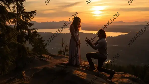 Breathtaking Mountain Proposal &#8211; Wallpaper