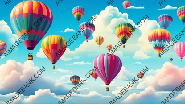 Hot Air Balloon Spectacle &#8211; Wallpaper