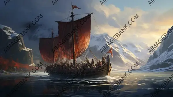 Viking Longship Voyages &#8211; Wallpaper