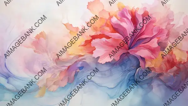 Abstract Artistry Meets Dreams in Watercolor