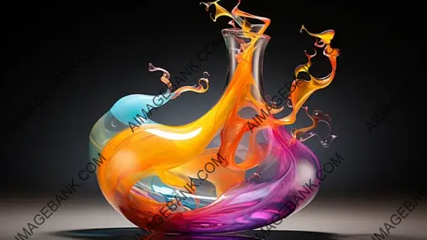 Exploring Fluidity in Abstract Glass Art