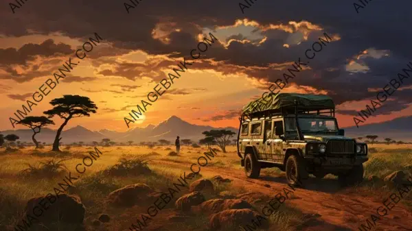 Serengeti&#8217;s Vast Plains Captured in Crafted Wallpaper