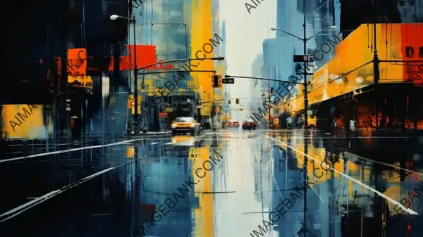 Ernst Haas Style: Abstract Urban Scene Wallpaper