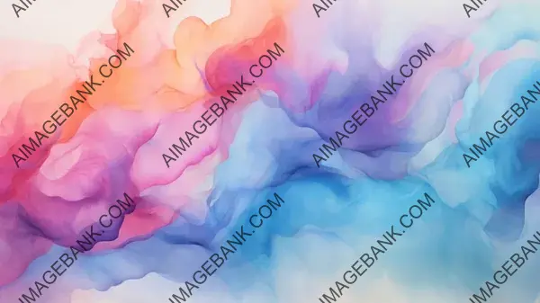 Dreamlike Watercolor: Abstract Art Wallpaper