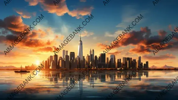 Manhattan Hourly Views: Captivating Skyline Wallpaper