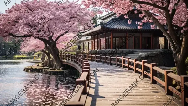 Traditional Beauty at Its Best: Cherry Blossom Magic Wallpaper