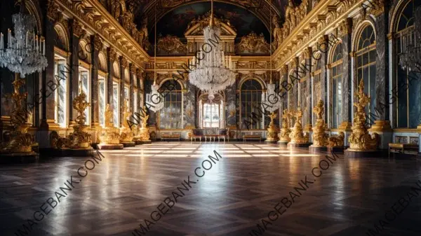 Wallpaper that immerses you in the opulent elegance of Versailles with stunning photographs