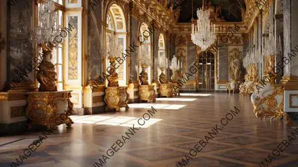 Wallpaper that immerses you in the opulent elegance of Versailles with stunning photographs