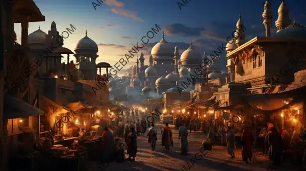 Wallpaper that immerses you in the lively atmosphere of vibrant marketplaces with stunning images